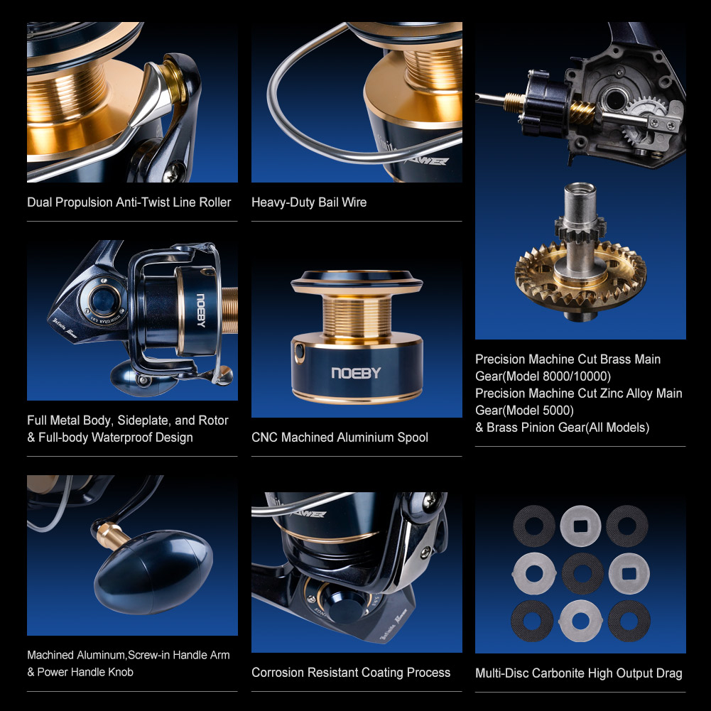 Noeby Infinite Power Spinning  - Daiwa Reel Fuego 评论和价格