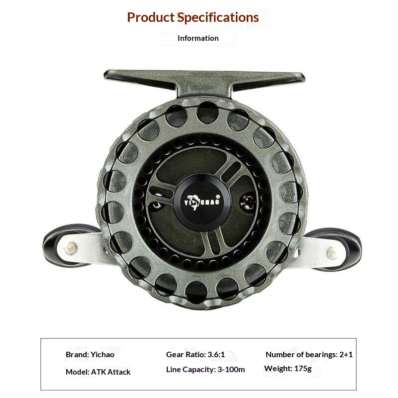 YI CHAO Atk Raft Fishing Reel  - Ice Fishing Reel 评论和价格