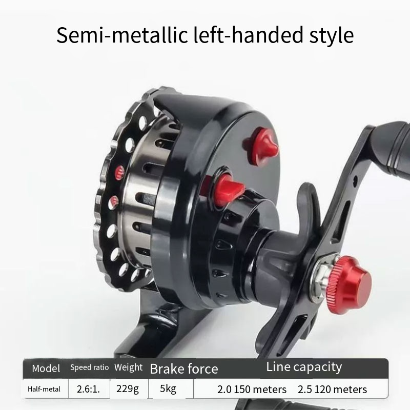 Metal Raft Fishing Reel Gear R - Ice Fishing Reel 评论和价格